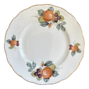 Vintage English Bone China Decorative Dessert Plate