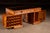 Early 20th Century Antique Quarter-Sawn Oak Rotary Desk by Wooton For Sale - Image 5 of 15