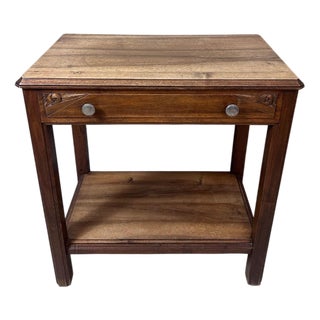 Vintage Art Deco Table in Walnut, 1930 For Sale