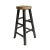 Farmhouse Black & Elm Vintage Bar Stool For Sale - Image 3 of 8