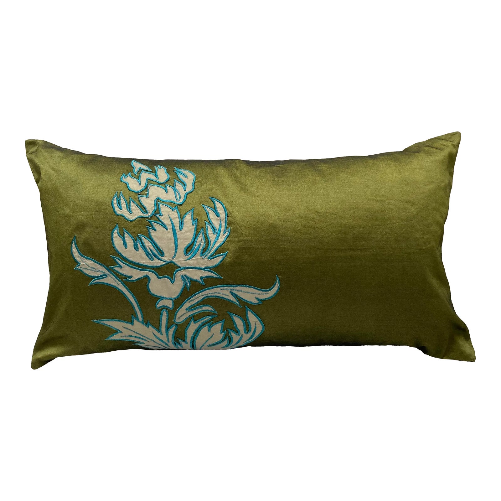 Tropical Appliqué Decorative Accent Lumbar Pillow Cover Chairish