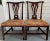 English Antique 18th Century George III Chippendale Period Carved Mahogany Side Chairs or Back Stools - a Pair For Sale - Image 3 of 13