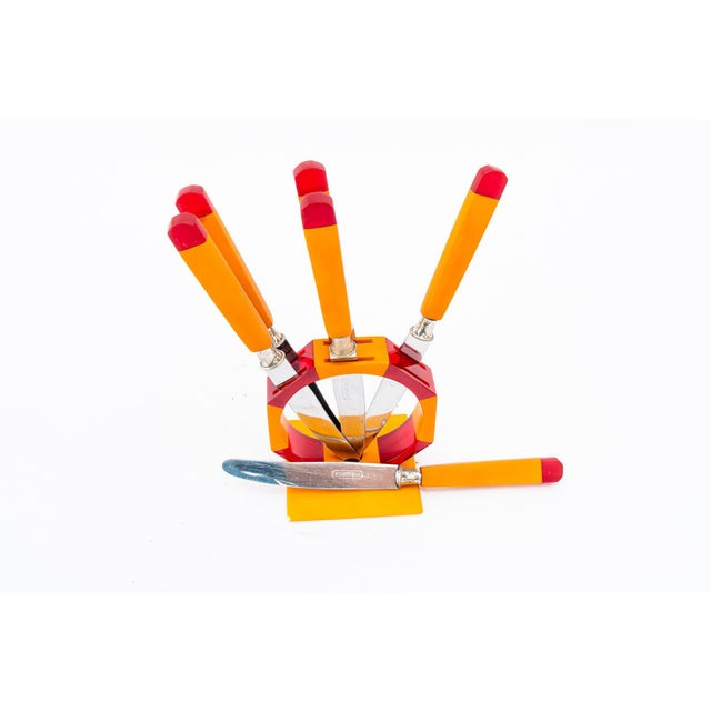 Solingen knives with holder bakelite around 1920s Original condition