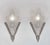 wall sconces by Ets. J. Gauthier A nice pair of authentic 1925-1930 French art deco wall lights in nickel plated solid...
