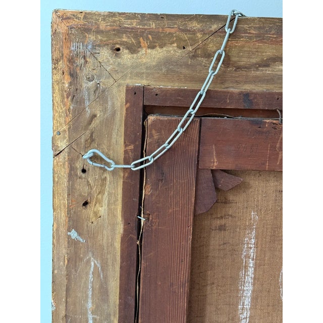 H. Sneltens Dutch Portrait Gilt Frame Oil Painting For Sale - Image 17 of 18