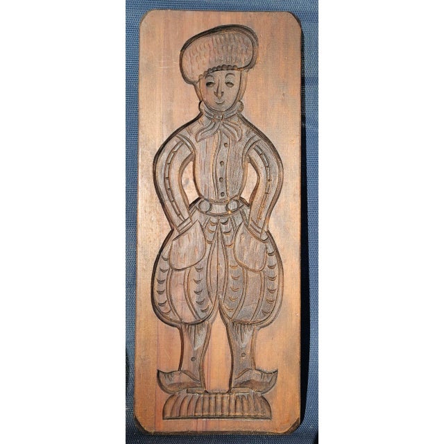 Adorable Dutch Cookie/Biscuit Mold. This is a large hand-carved wooden Speculaasplank mold. Dutch molds like this one are...