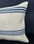 Contemporary Turkish Hemp Pillow Cushion Natural Beige Blue Cushion Cover 20x20 For Sale - Image 3 of 4