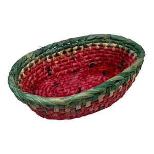 Vintage Americana Watermelon Serving Basket