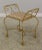 Italian Gold Gilt Rope Twist & Tassel Vanity Bench For Sale - Image 11 of 11