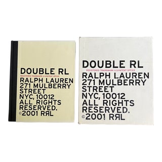 2001 Rrl Ralph Lauren Mulberry St Hardcover Look Book Catalog Limited Edition For Sale