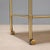 Metal Vintage Brass Trolley, 1980s For Sale - Image 7 of 10