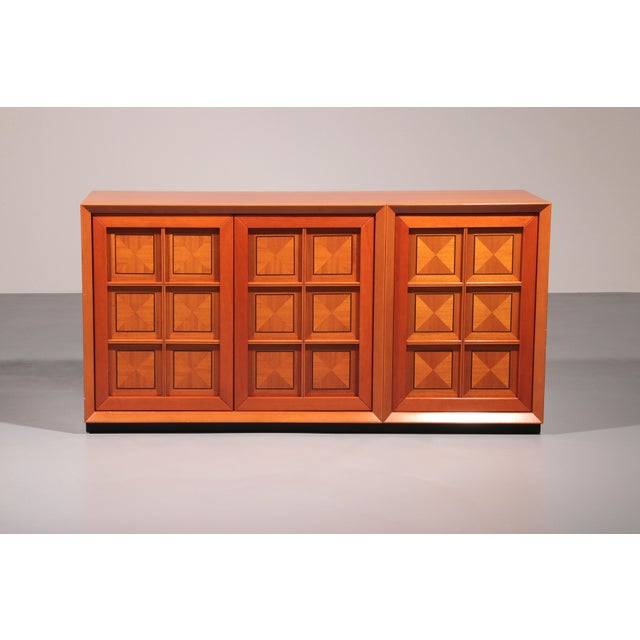 Italian Brutalist Sideboard by Caccia Alla Volpe for Linea Arredo, 1970 For Sale - Image 10 of 15