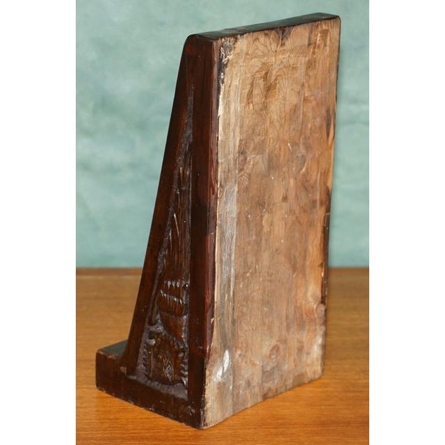 Antique Gothic Carved Bookends, 1600s, Set of 5 For Sale - Image 18 of 18