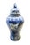 Chinoiserie Mansion Size Chinoiserie B & W Porcelain Four Seasons Ginger Jar 47" H For Sale - Image 3 of 11