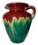 Burgundy Vintage Drip Style Art Pottery Vase For Sale - Image 8 of 9
