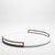 R & Y Augousti Round Tray in White Shagreen With Bronze Patina Brass by R&y Augousti For Sale - Image 4 of 7