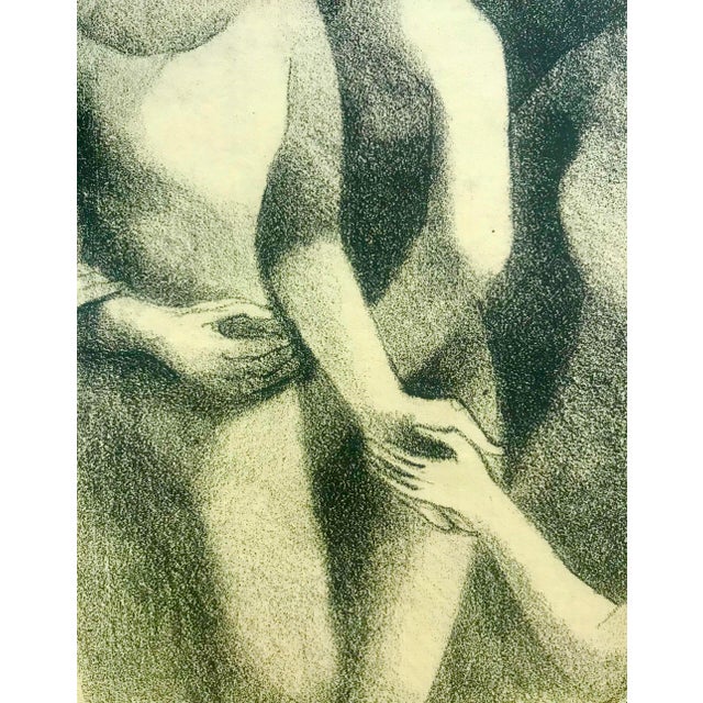 Pablo Picasso Mid Century Art Sketch by Barbara Lekberg For Sale - Image 4 of 7