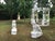 Italian Artist, Large Dog Sculptures, 1980, White Marble, Set of 2 For Sale - Image 3 of 9