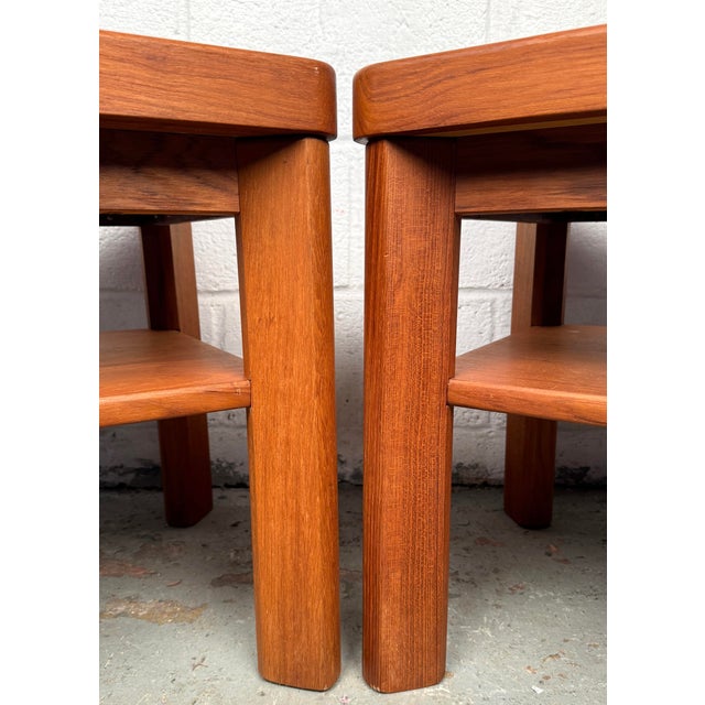 Pair of Mid-Century Teak End Tables by Randers of Denmark For Sale - Image 11 of 12