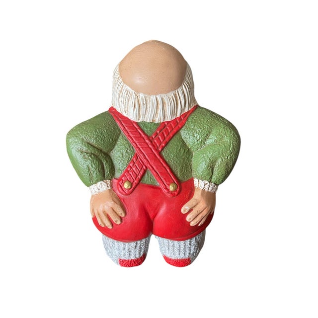 1980s Vintage Mr. & Mrs. Santa Claus Warm Buns Figures-a Pair For Sale - Image 5 of 12