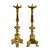 Solid Cast Brass Candlesticks, Set of 2 For Sale