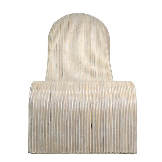 Matthew Izzo Home Stilletto Natural Rattan Lounger For Sale - Image 4 of 4