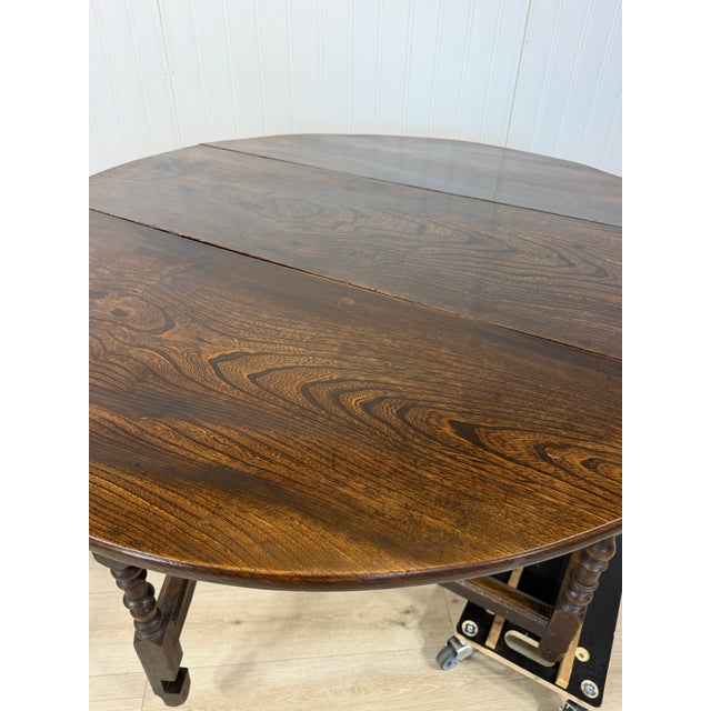 19th Century English Gateleg Table For Sale - Image 11 of 15