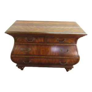 Maitland Smith Mahogany Bombay Style Console Chest