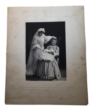 Antique Portrait of Three Generations