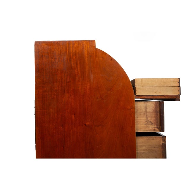Rare American Federal Mahogany Cylinder Desk, Baltimore or Annapolis Ca. 1800 For Sale - Image 9 of 18