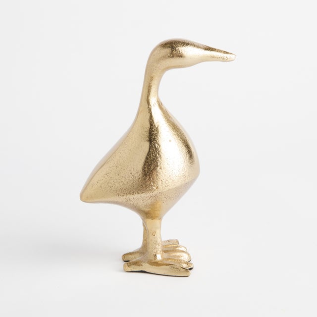 This darling little duck has our hearts. Made of a cast aluminum and finished in a champagneGold, it is a great...