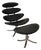 Corona EJ 5 Lounge Chair and Ottoman by Poul Volther for Erik Jørgensen, 1970s, Set of 2 For Sale