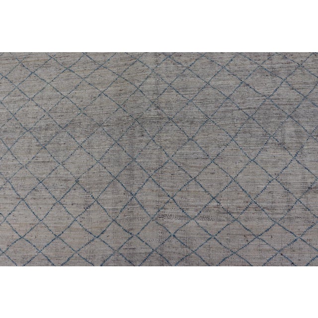 Hand-Knotted Wool Rug by Keivan Woven Arts Diamond Design 10'2 X 13'6 For Sale - Image 9 of 11