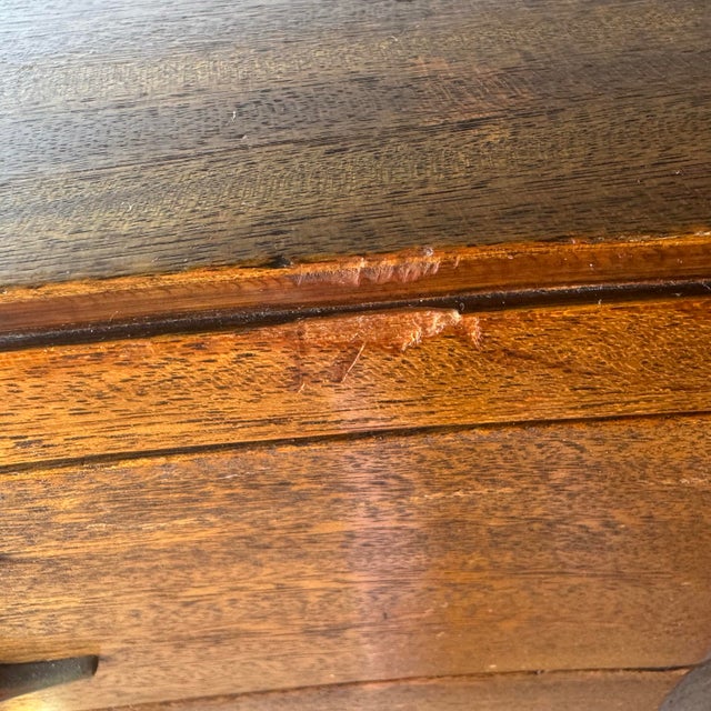 1940s Modern Brown Saltman Credenza by Paul Frankl Credenza Buffet For Sale - Image 10 of 12