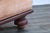 Oversized Vintage Ralph Lauren Tan Leather & Wood Ottoman With Bun Feet For Sale - Image 15 of 18