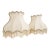 1960s Swedish Wall Sconces With Fringed Floral Fabric Shades, Hollywood Regency - a Pair For Sale