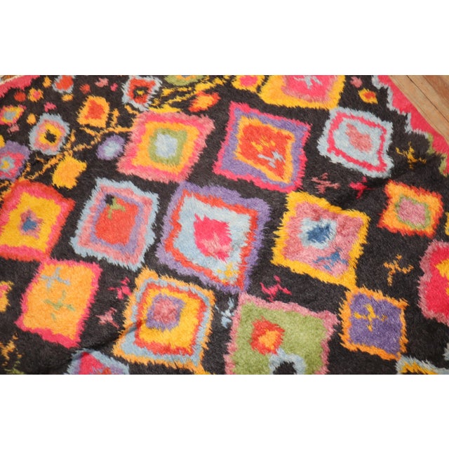 Late 20th Century Contemporary Turkish Tulu Rug, 6'4'' X 8'4'' For Sale - Image 4 of 10