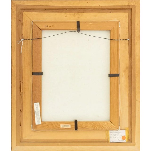 Textile Tom Talbot "Fabric" Oil on Canvas For Sale - Image 7 of 8