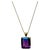 14 Ct Emerald Cut Amethyst Pendant/Neck 18Kt Gold + 14 Kt Yellow Gold Chain For Sale - Image 15 of 18