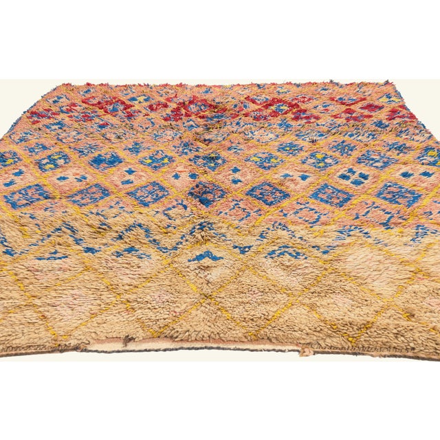 Tribal Vintage Boujad Moroccan Rug, 06'05 X 08'10 For Sale - Image 3 of 10