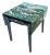 Hand Painted Side Table Signed CCM Oil Painted Landscape of Mountain Village & Seascape For Sale