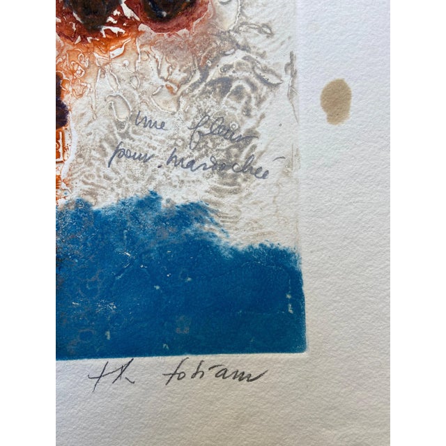 Theo Tobiasse - a flower for Mordecai 1980 For Sale - Image 4 of 6