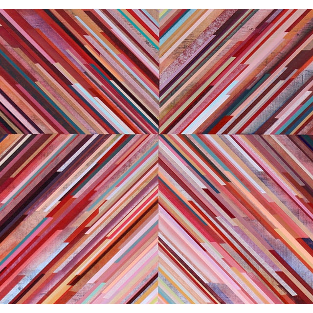 Red Hue by Mary Crane Nutter Acrylic Paint on Raised Wood Panel, 36"x36" Mary Crane Nutter lives in Walla Walla where her...