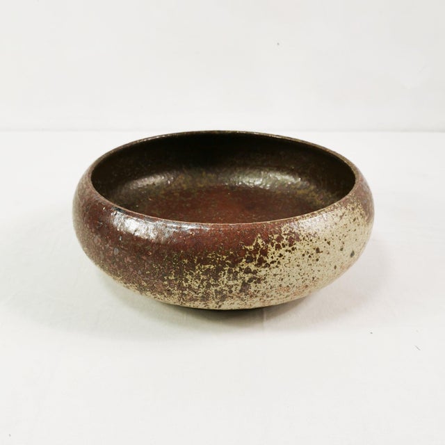 Large Mid-Century Modern Ceramic Bowl from Tromborg, Denmark, 1960s For Sale - Image 12 of 12