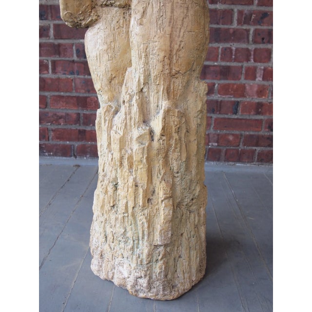 Mid 20th Century Mid 20th Century "Pygmalion and Galatea" Modern Figurative Sculpture of a Couple by Manuel Carbonell For Sale - Image 5 of 11