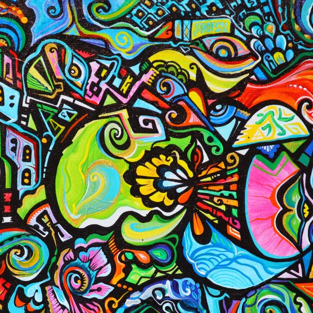 Abstract Alexander Arshansky, "Best in Show" Abstract/Cubist Piece For Sale - Image 3 of 3