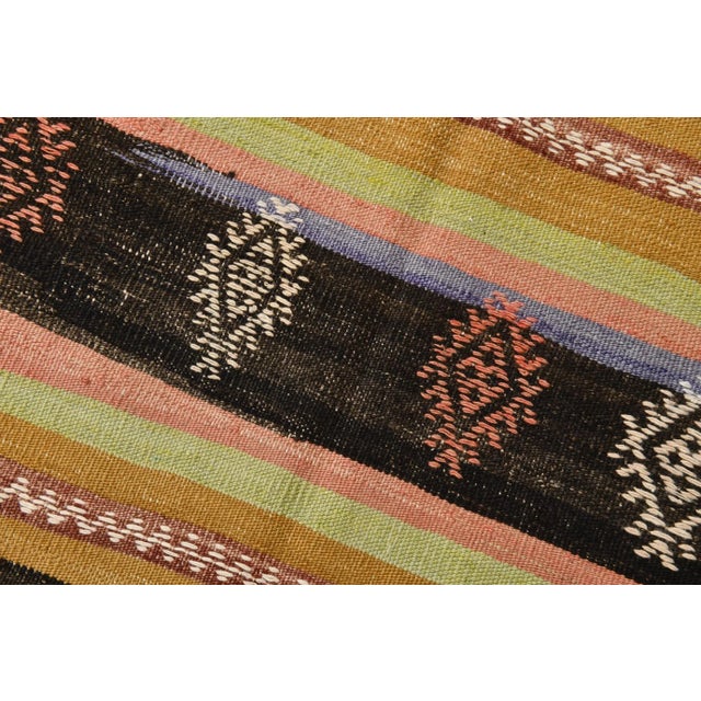 Vintage Turkish Kilim Rug For Sale - Image 6 of 12