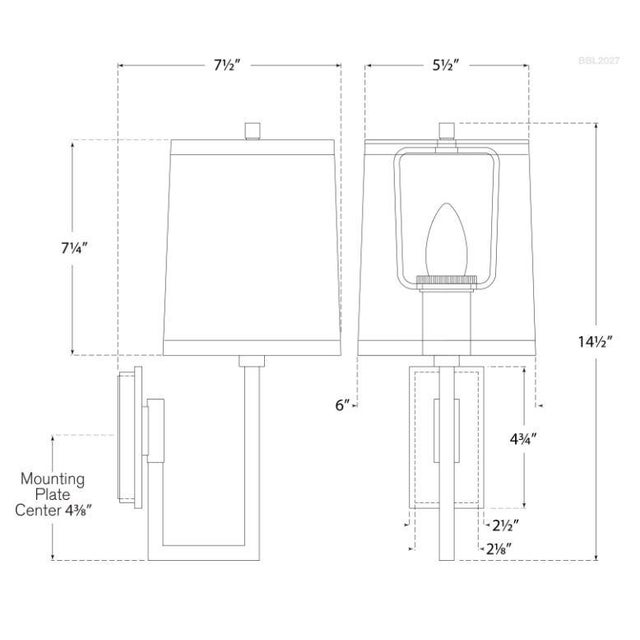 Modern Barbara Barry for Visual Comfort Signature Aspect Library Sconce in Soft Brass with Ivory Linen Shade For Sale - Image 3 of 3