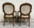 Vintage Dongguan French Louis XVI Style Armchairs or Bergere Chairs - Pair For Sale - Image 11 of 12