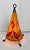 This one of a kind, Moroccan leather table lamp, is handcrafted from goat or camel skin, stretched over a firm wrought...